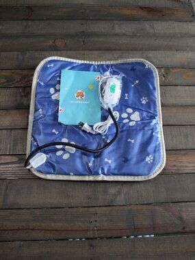 Pet Heating Pad, Adjustable Temperature, Waterproof Small 17x17
